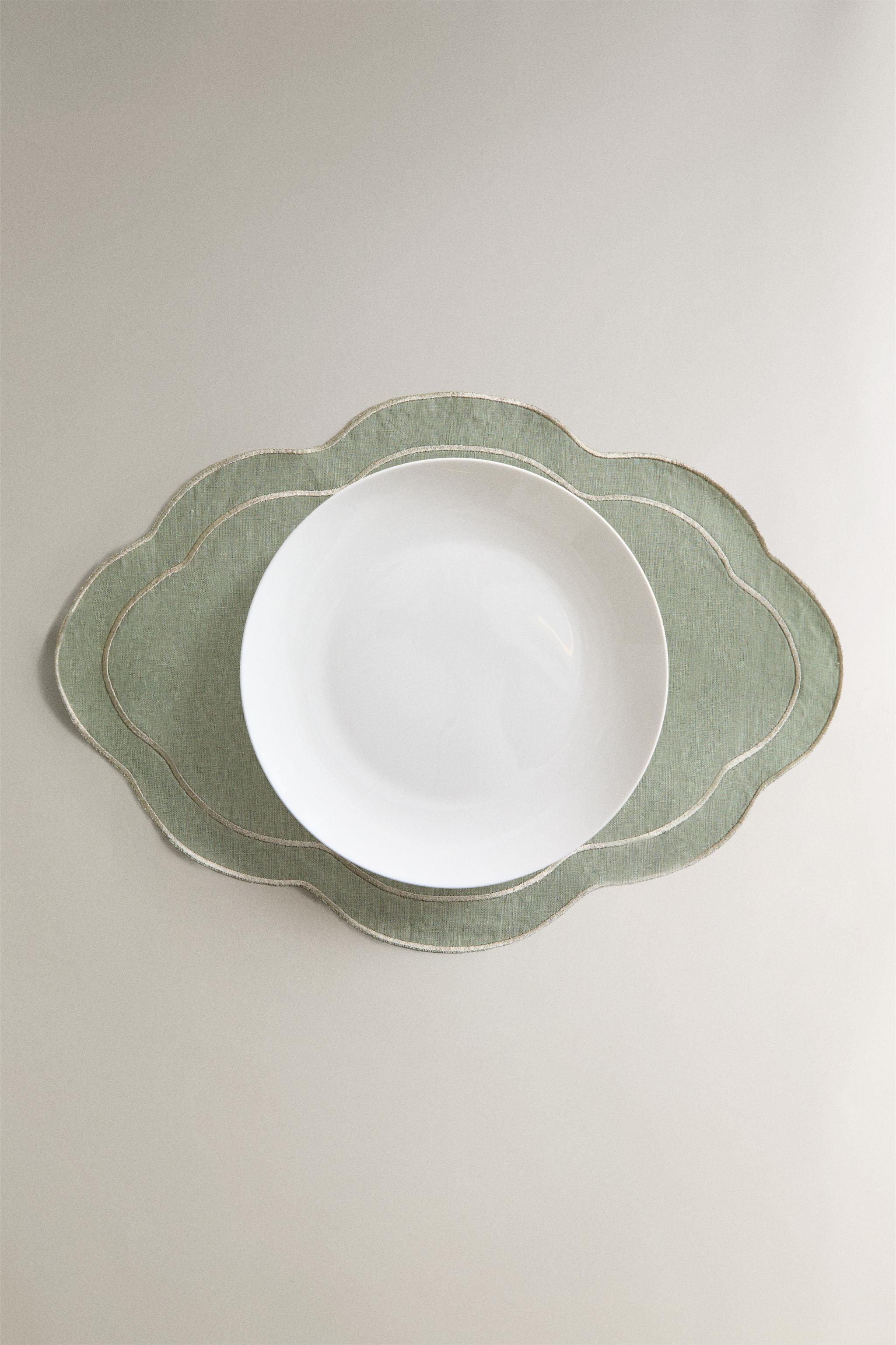 SET DE TABLE LIN BRODERIE NOËL